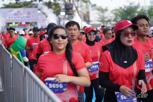 Race photo from CISANGKAN KBP CITY RUN 2025