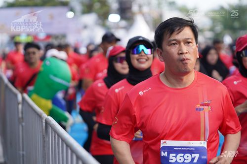 Race photo from CISANGKAN KBP CITY RUN 2025