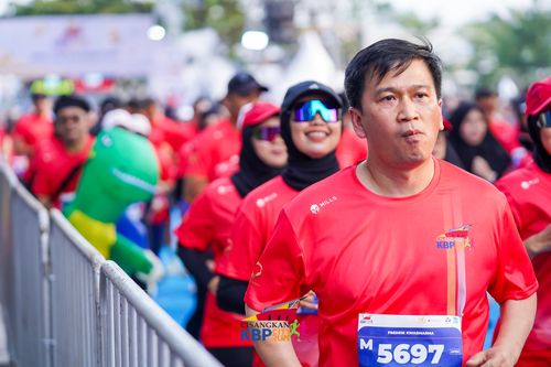Race photo from CISANGKAN KBP CITY RUN 2025