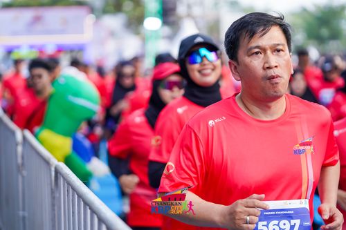 Race photo from CISANGKAN KBP CITY RUN 2025
