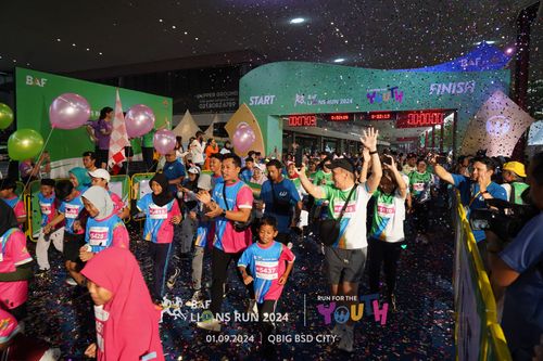 Race photo from BAF LIONS RUN 2024