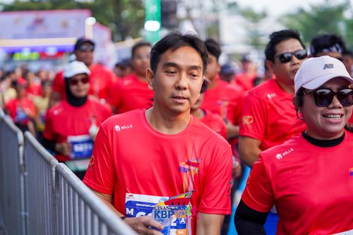 Race photo from CISANGKAN KBP CITY RUN 2025