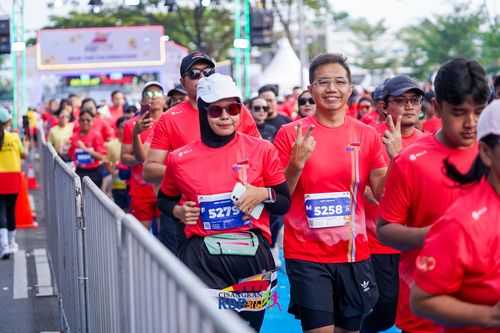 Race photo from CISANGKAN KBP CITY RUN 2025