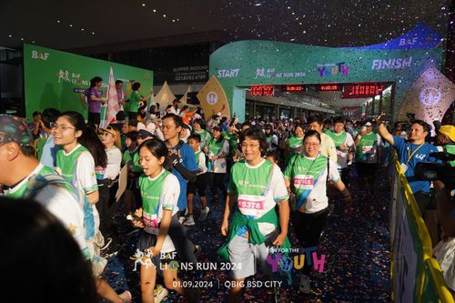 Race photo from BAF LIONS RUN 2024