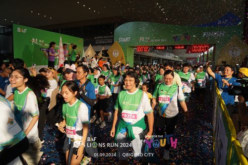 Race photo from BAF LIONS RUN 2024