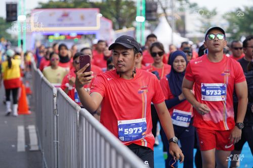 Race photo from CISANGKAN KBP CITY RUN 2025