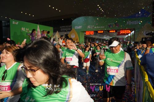 Race photo from BAF LIONS RUN 2024