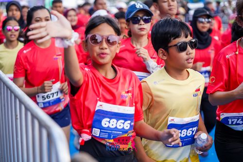 Race photo from CISANGKAN KBP CITY RUN 2025