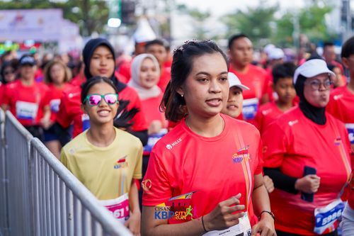 Race photo from CISANGKAN KBP CITY RUN 2025