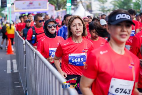 Race photo from CISANGKAN KBP CITY RUN 2025