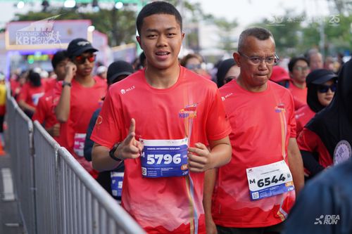 Race photo from CISANGKAN KBP CITY RUN 2025