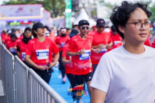 Race photo from CISANGKAN KBP CITY RUN 2025