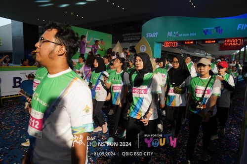 Race photo from BAF LIONS RUN 2024