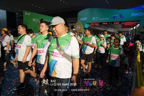 Race photo from BAF LIONS RUN 2024