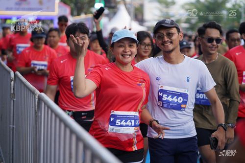 Race photo from CISANGKAN KBP CITY RUN 2025