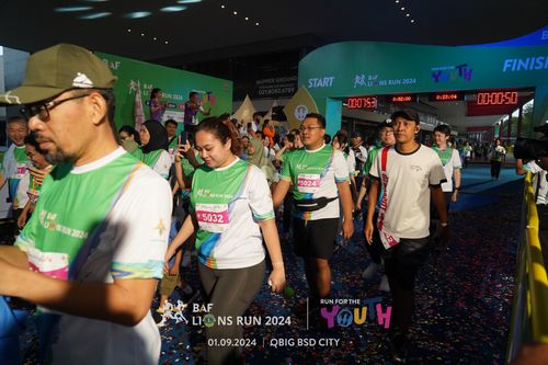 Race photo from BAF LIONS RUN 2024