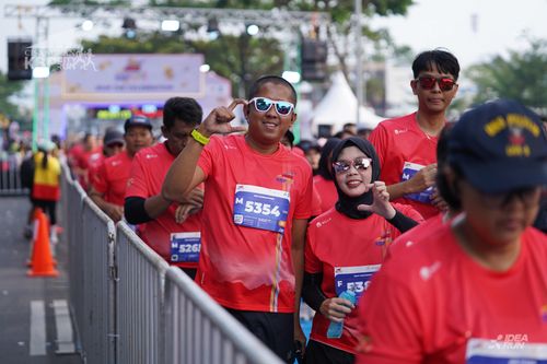 Race photo from CISANGKAN KBP CITY RUN 2025