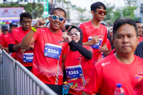 Race photo from CISANGKAN KBP CITY RUN 2025