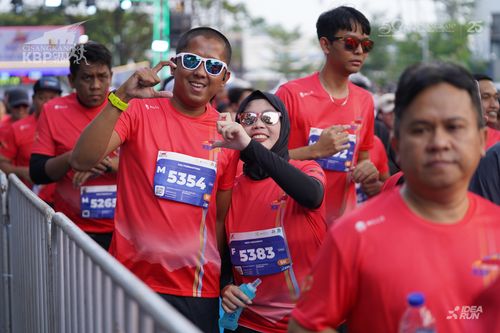 Race photo from CISANGKAN KBP CITY RUN 2025