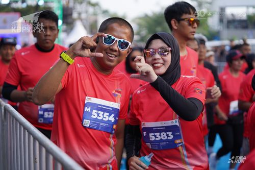Race photo from CISANGKAN KBP CITY RUN 2025
