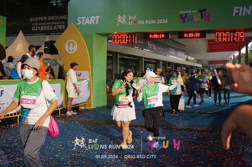 Race photo from BAF LIONS RUN 2024