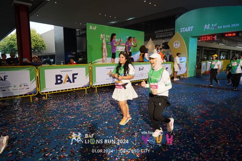 Race photo from BAF LIONS RUN 2024