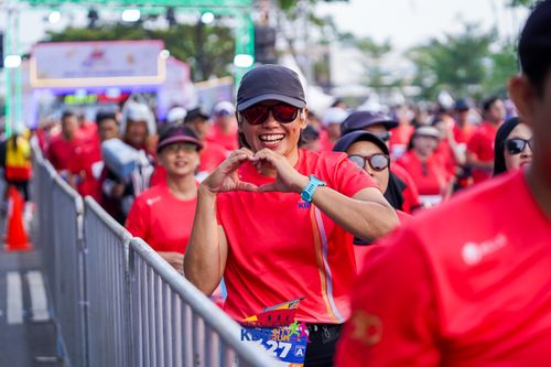 Race photo from CISANGKAN KBP CITY RUN 2025