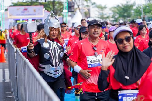 Race photo from CISANGKAN KBP CITY RUN 2025