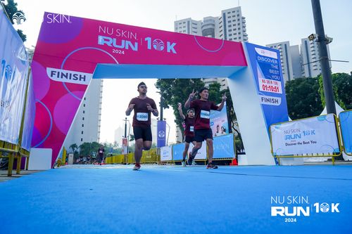 Race photo from Nu Skin Run 10K