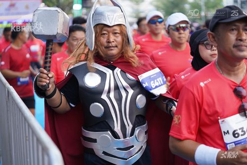 Race photo from CISANGKAN KBP CITY RUN 2025