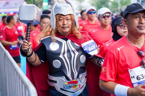 Race photo from CISANGKAN KBP CITY RUN 2025