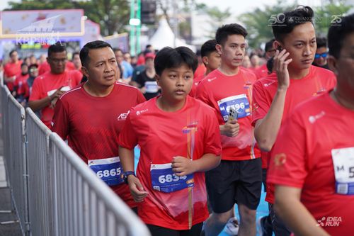 Race photo from CISANGKAN KBP CITY RUN 2025