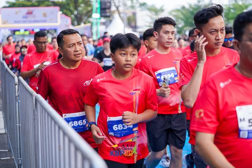 Race photo from CISANGKAN KBP CITY RUN 2025