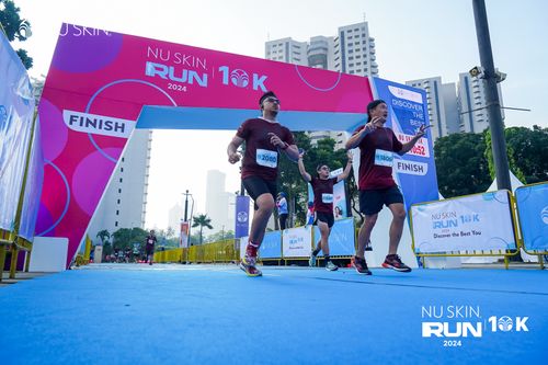 Race photo from Nu Skin Run 10K