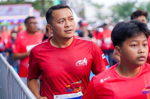 Race photo from CISANGKAN KBP CITY RUN 2025