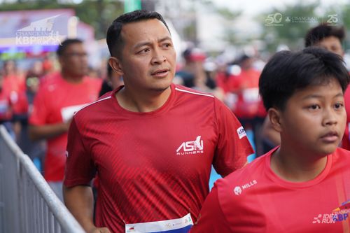 Race photo from CISANGKAN KBP CITY RUN 2025