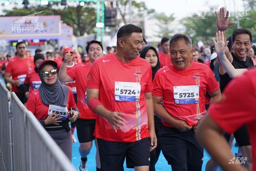 Race photo from CISANGKAN KBP CITY RUN 2025