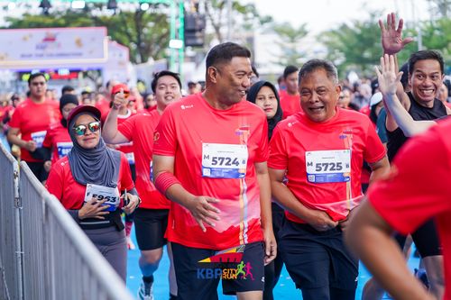 Race photo from CISANGKAN KBP CITY RUN 2025