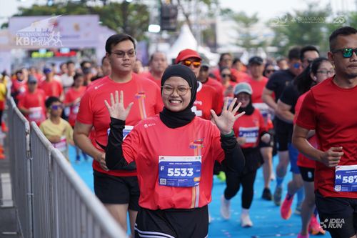 Race photo from CISANGKAN KBP CITY RUN 2025