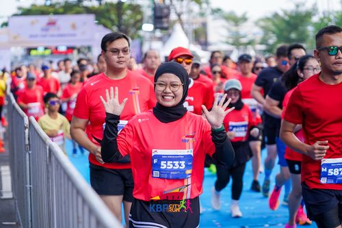 Race photo from CISANGKAN KBP CITY RUN 2025