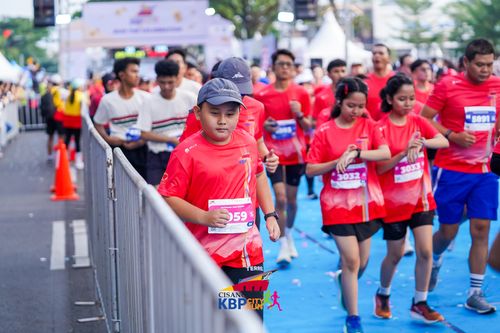 Race photo from CISANGKAN KBP CITY RUN 2025