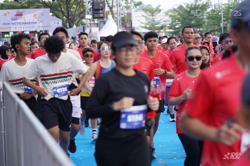 Race photo from CISANGKAN KBP CITY RUN 2025