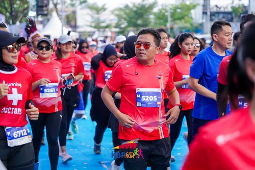 Race photo from CISANGKAN KBP CITY RUN 2025