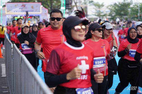 Race photo from CISANGKAN KBP CITY RUN 2025