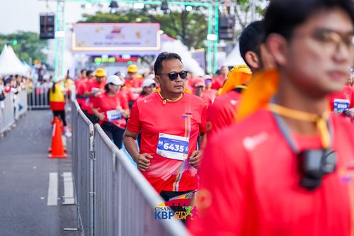 Race photo from CISANGKAN KBP CITY RUN 2025