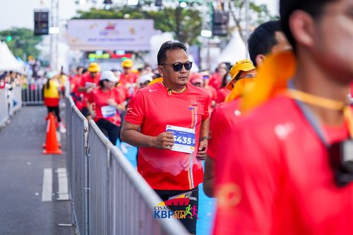 Race photo from CISANGKAN KBP CITY RUN 2025