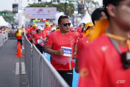 Race photo from CISANGKAN KBP CITY RUN 2025