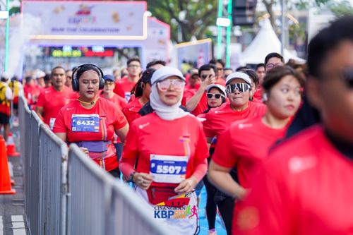 Race photo from CISANGKAN KBP CITY RUN 2025