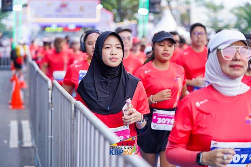 Race photo from CISANGKAN KBP CITY RUN 2025