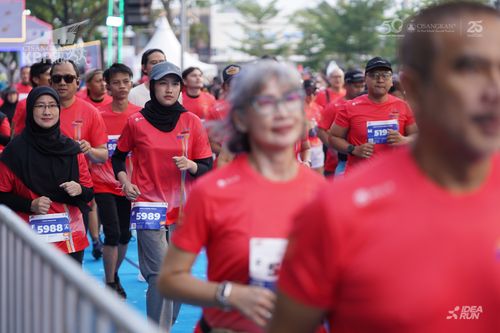 Race photo from CISANGKAN KBP CITY RUN 2025